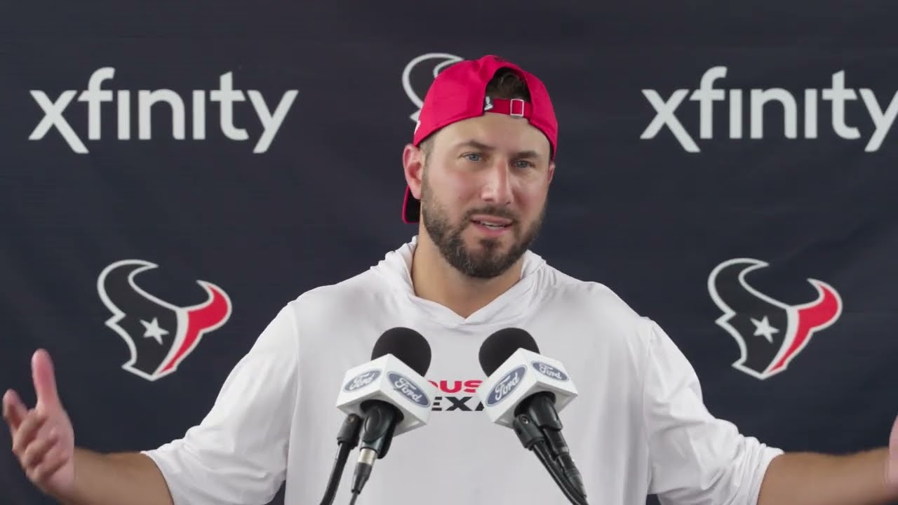 Nick Caley Texans Media Availability | Full August 1 Q&A