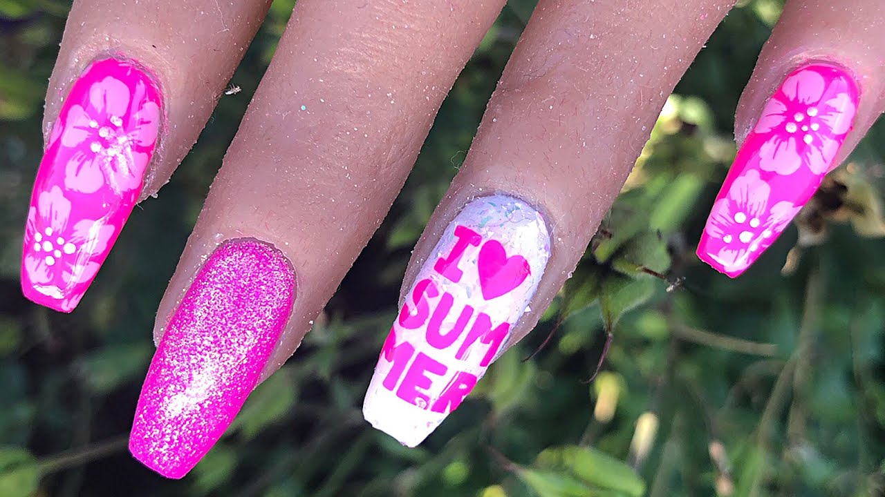 🌸HOT PINK SUMMER NAILS | ISABELMAYNAILS