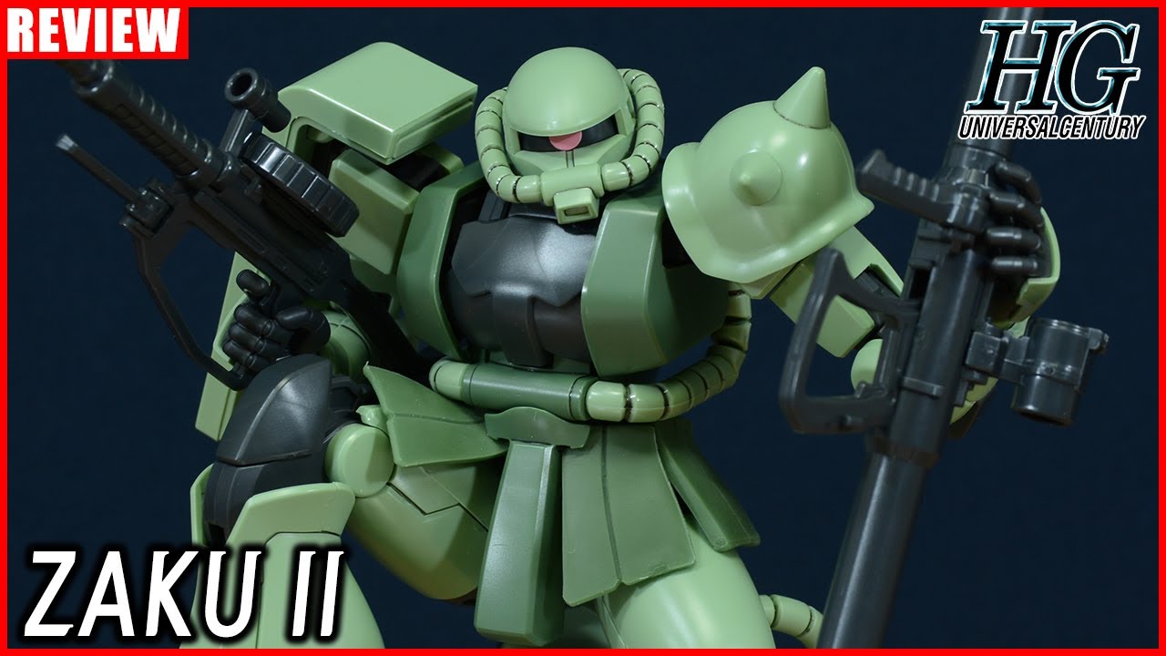 가지고 놀기엔 최고의 자쿠 - HGUC 1/144 자쿠 II [REVIEW]