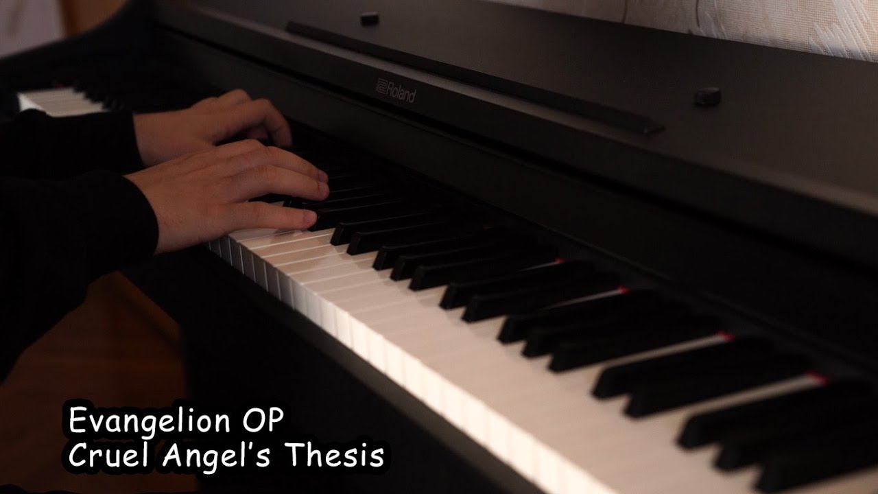 Evangelion OP - Cruel Angel's Thesis (piano)