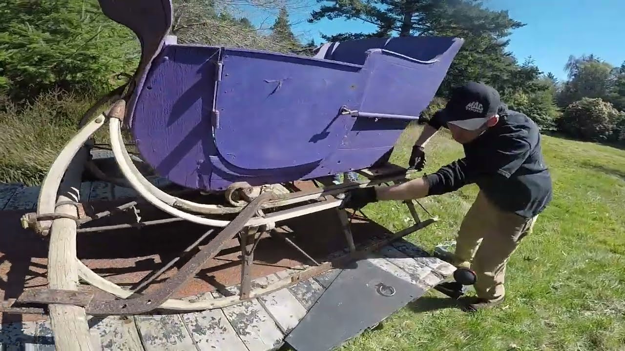 100 YEAR OLD HORSE DRAWN SLEIGH