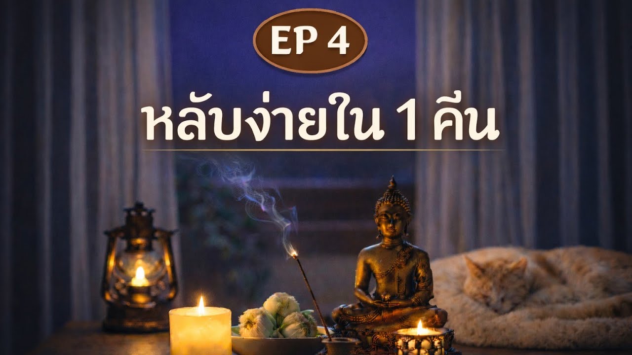 แสงธรรมะสว่าง หลับง่ายใน 1 คืน ธรรมะก่อนนอนEP4