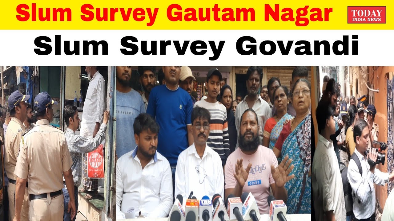 Slum Survey Gautam Nagar Govandi Mumbai | Hindi News || @Todayindianews | Faisal khan