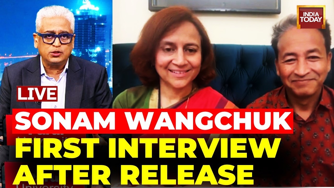 Sonam Wangchuk's Interview After Release LIVE | Rajdeep Sardesai LIVE | Sonam Wangchuk Released