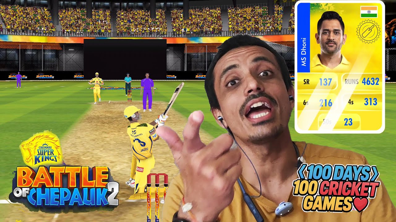 D89 - Chennai Super Kings Battle Of Chepauk 2 APK gameplay | 100 Days 100 games challenge
