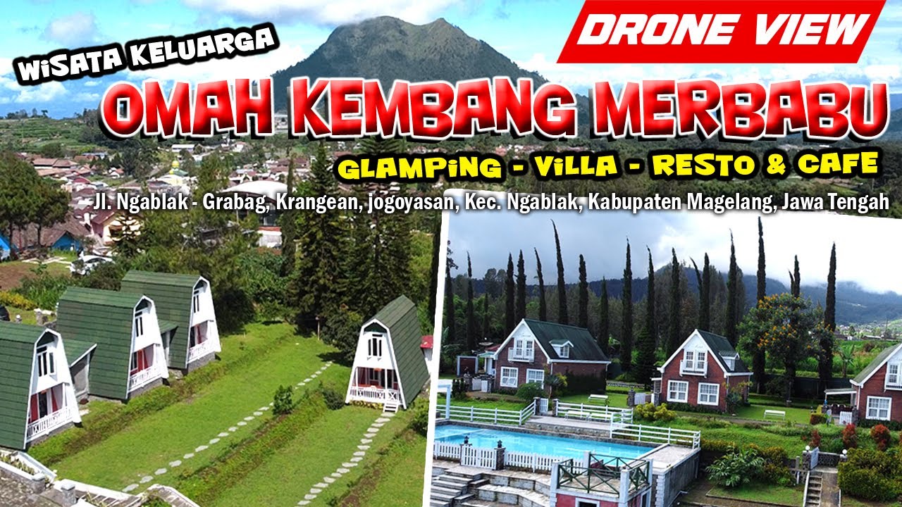 GLAMPING & VILLA OMAH KEMBANG MERBABU || Cafe & Resto Di lereng Merbabu || Wisata Hits Kab. Magelang