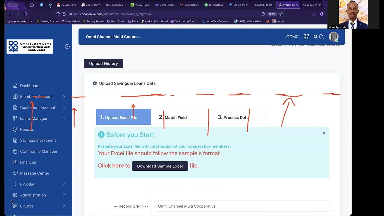 How to Import Savings and Loan Transaction from Excel to Coopsolve Cooperative Software