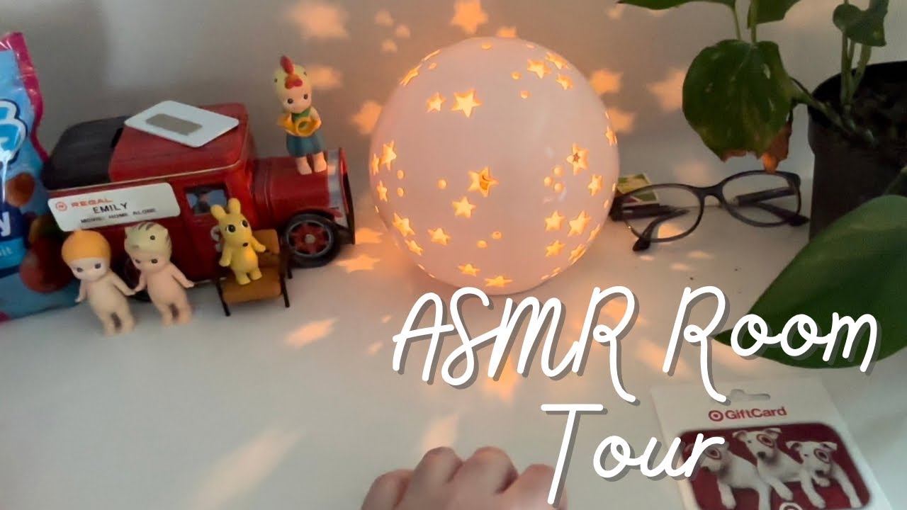 asmr room tour (whispers and tapping) 🛌😀