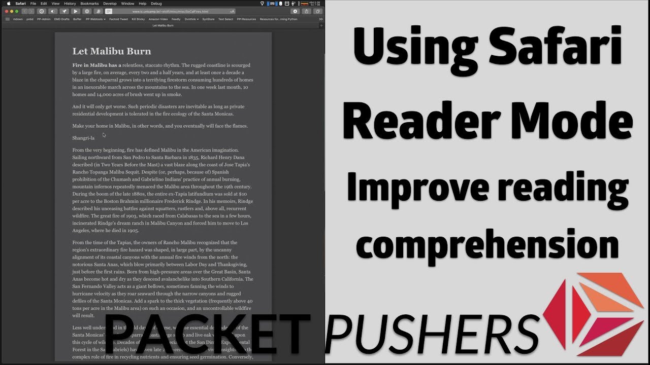 Using Safari Reader Mode To Improve Reading on the Web