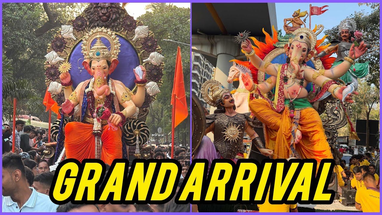 Charkop Cha Raja Aagman🔥Kandivali Cha Shree Aagman 2026😱Bappa Is Back | Mumbai Maghi Ganpati 2026