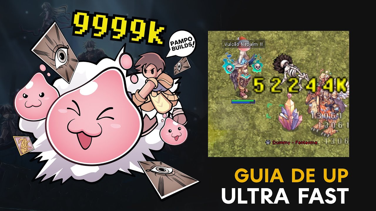 GUIA DE UP LVL 1 AO 70 EM 8 MINUTOS RAGNAROK @THOR