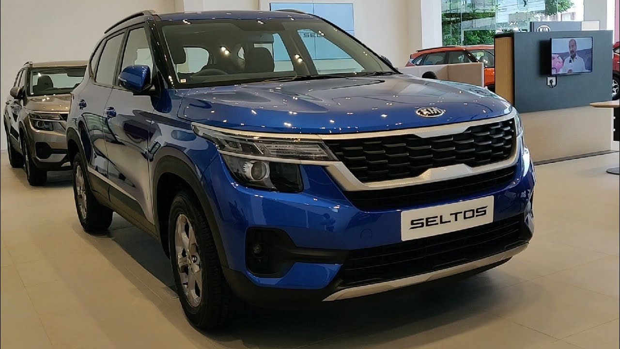 Kia SELTOS Blue, Orange, White, Gray and Silver Colors HTK+ Variant - Which One Looks Good ?