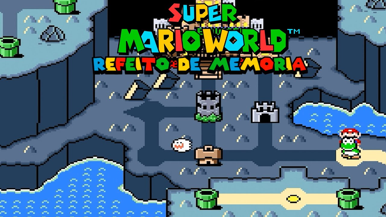 A Estranha Aréa do BOWSER - Super Mario World Refeito da Memória