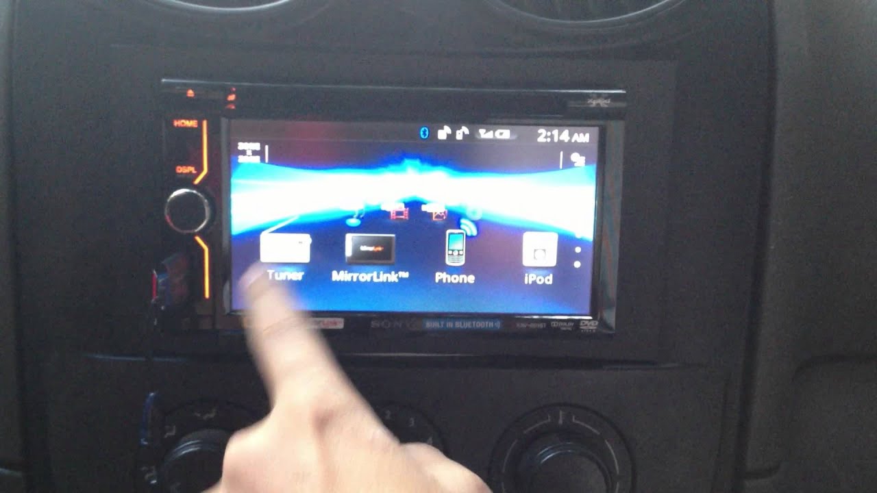 Sony XAV-601BT with Mirror Link