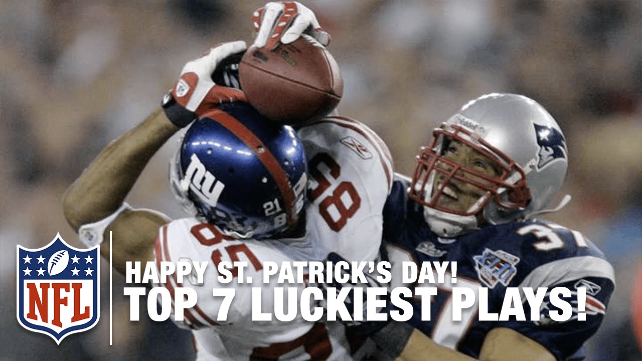 Top 7 Luckiest Plays in NFL History | Happy St. Patrick's Day!