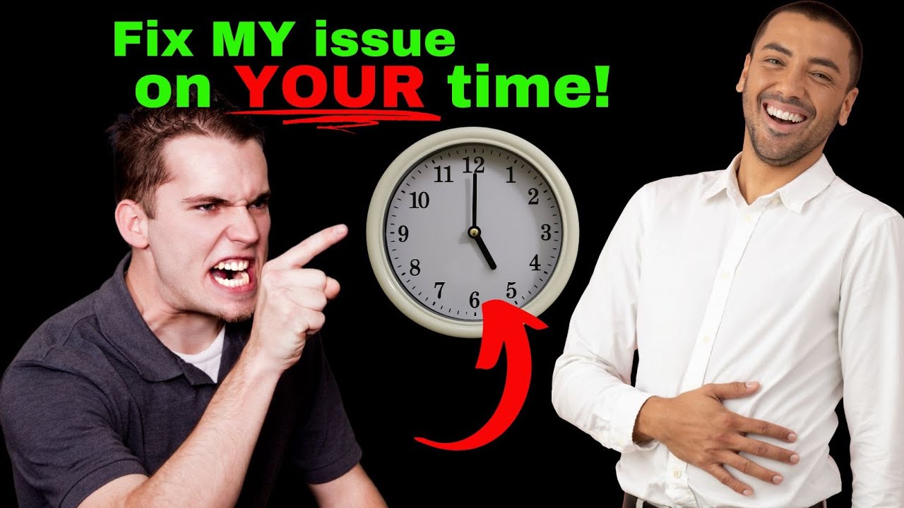 Tales From Tech Support - Fix MY PROBLEM on YOUR TIME!