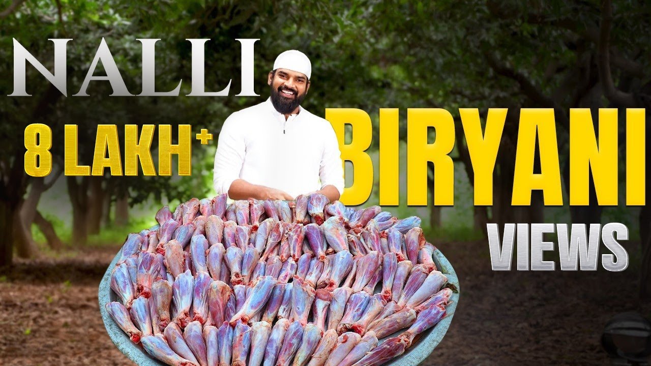 Nalli Biryani | Hyderabadi Mutton Biryani | Mutton Bone Marrow | Mutton Recipe | Nawab's Kitchen #87