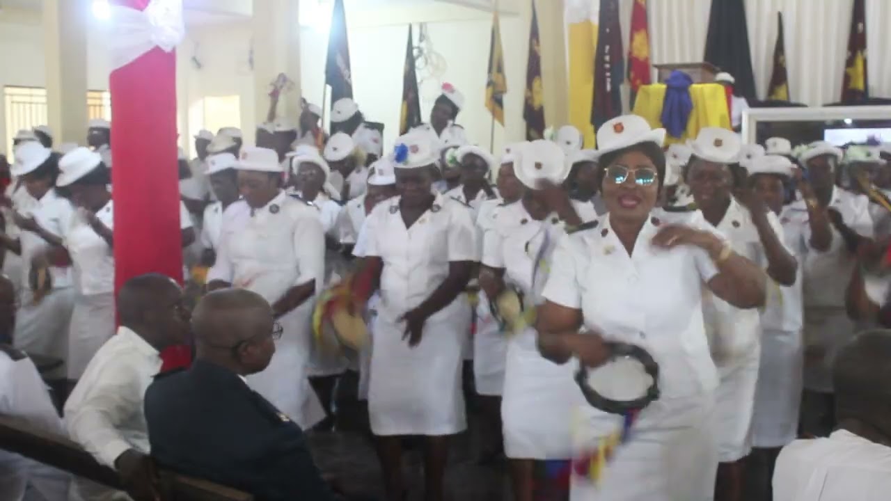 TAMBOURINAIRES REUNIS DIVISION DE POINTE NOIRE (CULTE FUNEBRE DE LA SERGENTE LOEMBA SYLVIE)