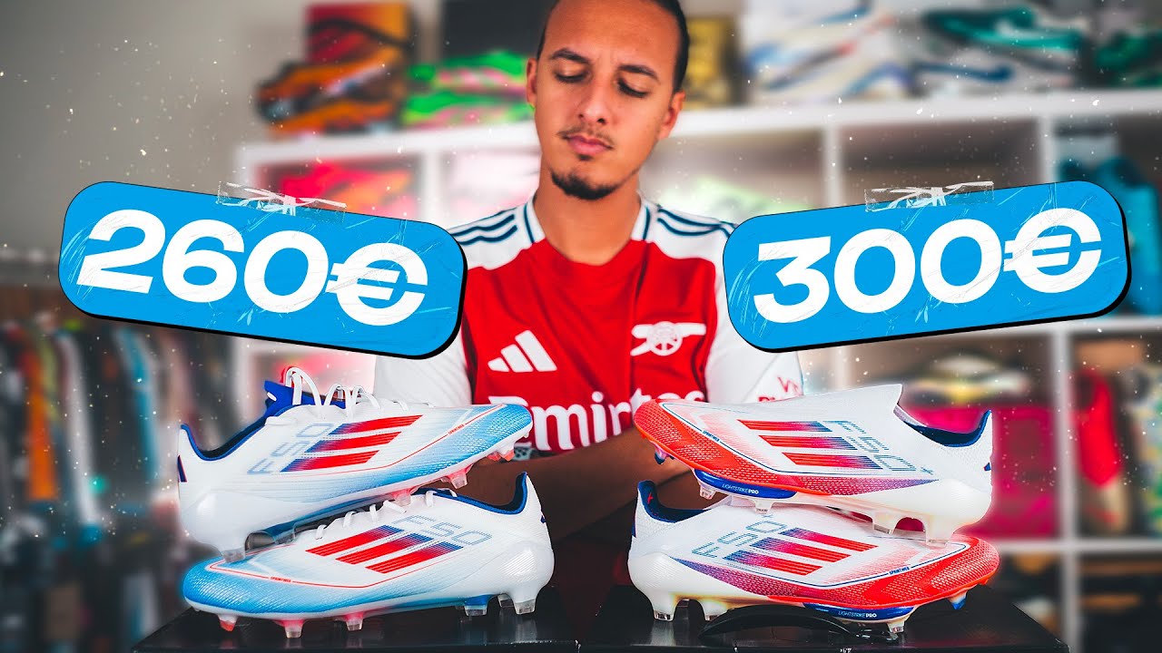 260€ VS 300€ : QUELLES SONT LES DIFFÉRENCES ENTRE UNE ADIDAS F50 ET UNE ADIDAS F50+ ?