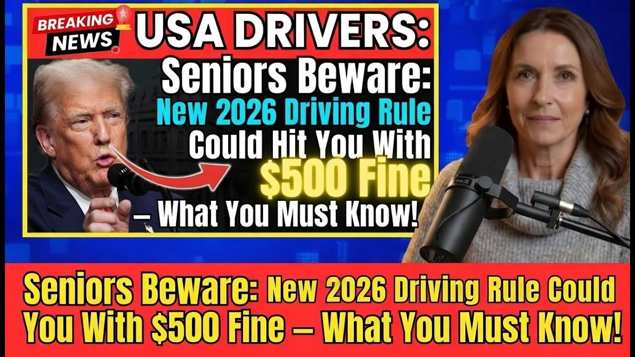 Seniors Don't Know This Driving Rule — It Could Cost You $500!