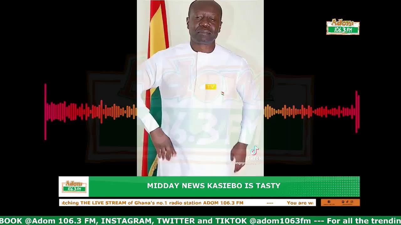 Midday News Kasiebo Is Tasty on Adom 106.3 FM (13-01-26)