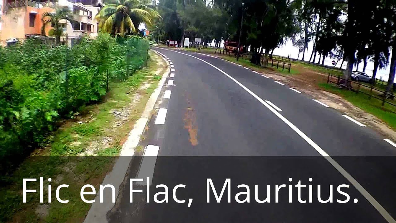 Flic en Flac, Mauritius. Trip through Town.