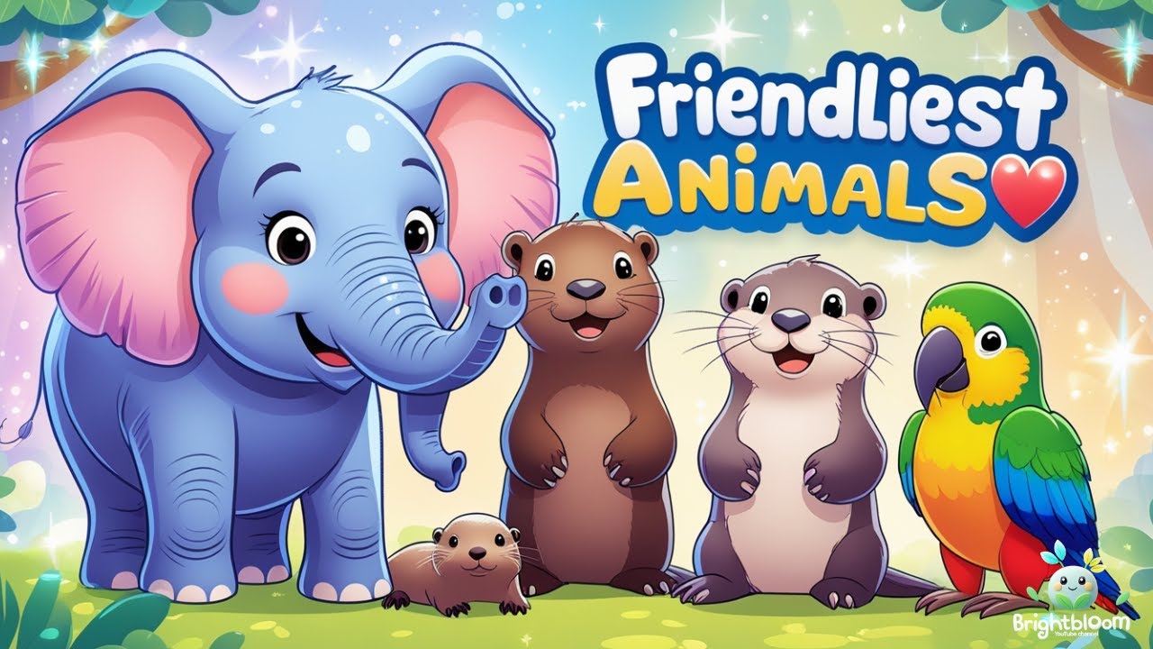Top 10 Friendliest Animals for Kids 🐶🦜🦦