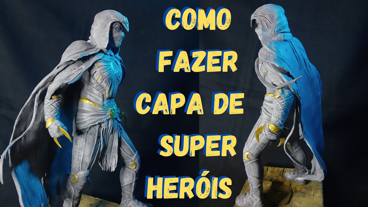 COMO FAZER CAPA DE SUPER HERÓI EM BISCUIT | Passo a passo.