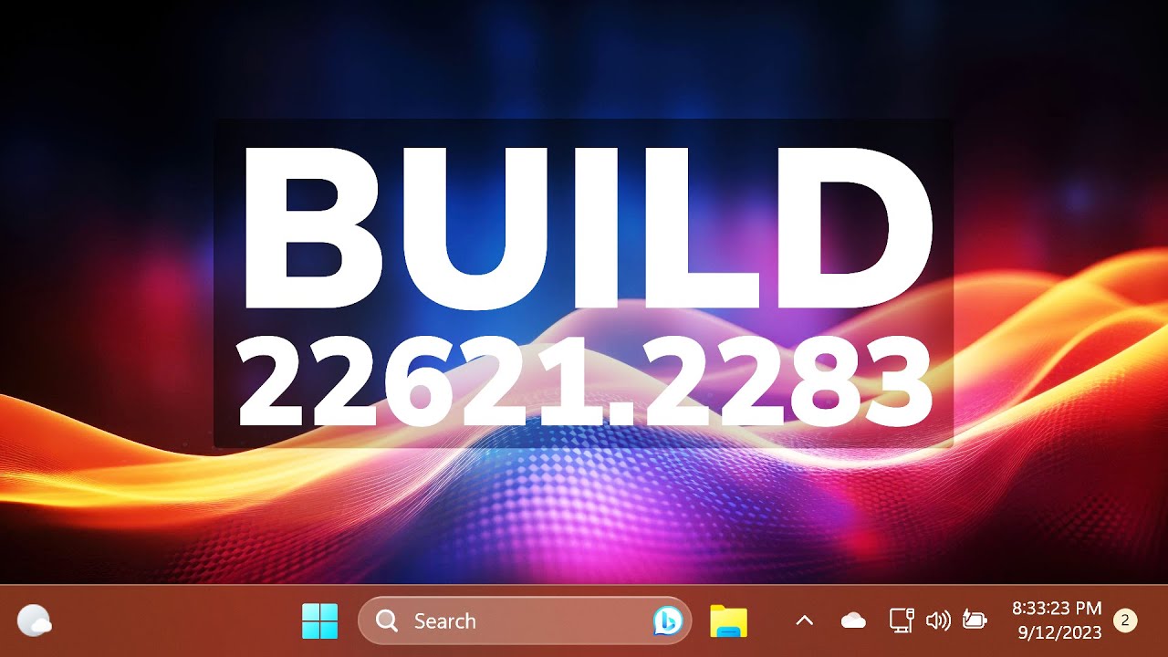 New Windows 11 September 2023 Update - New Features in the Main Release (KB5030219)