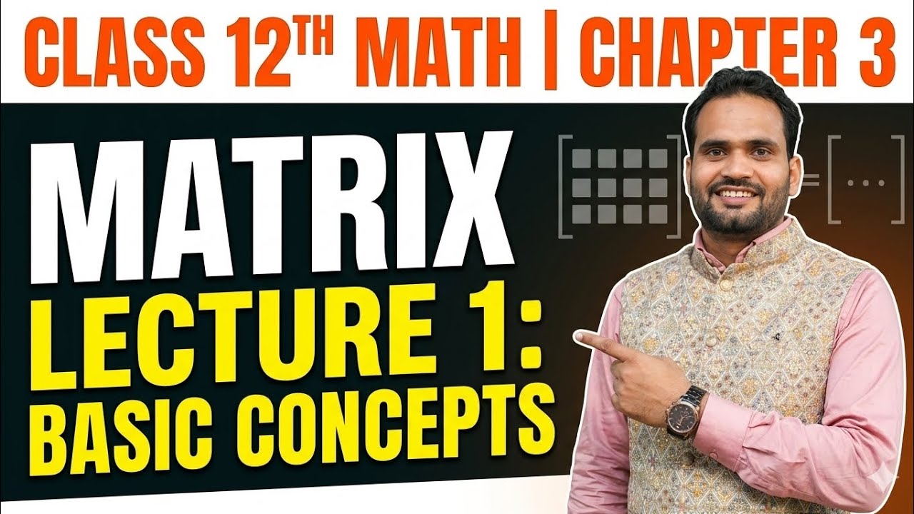 NCERT| प्रश्नावली 3.1 Matrix Basic concept |Class 12th|Math| RBSE|CBSE 