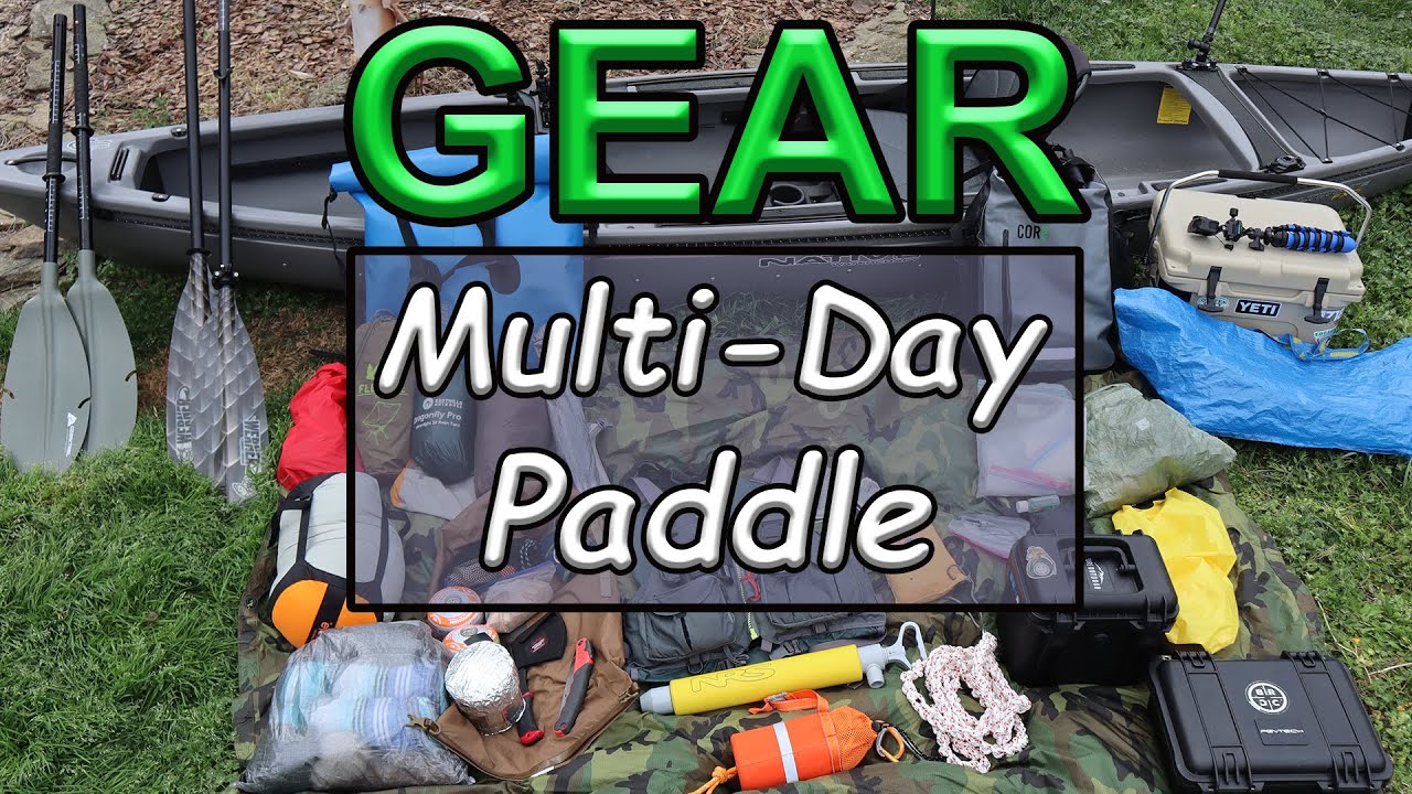 Paddling, camping, and camera gear for a 10 day kayaking trip down the Neuse River