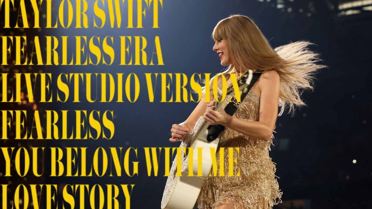 Taylor Swift - Fearless / You Belong With Me / Love Story (Live Studio Version)