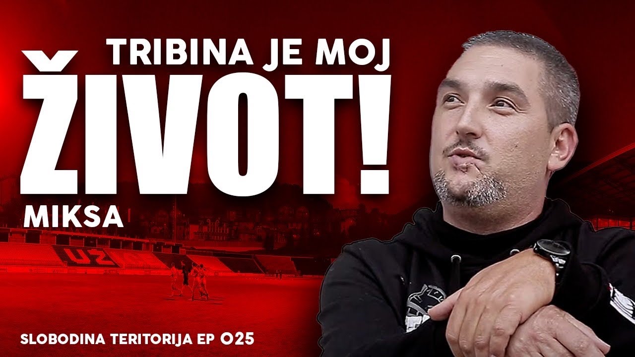 DEJAN MIHAJLOVIĆ MIKSA - IKONA FF TRIBINE. 30 GODINA OD PODIGNUTIH RUKU SA 