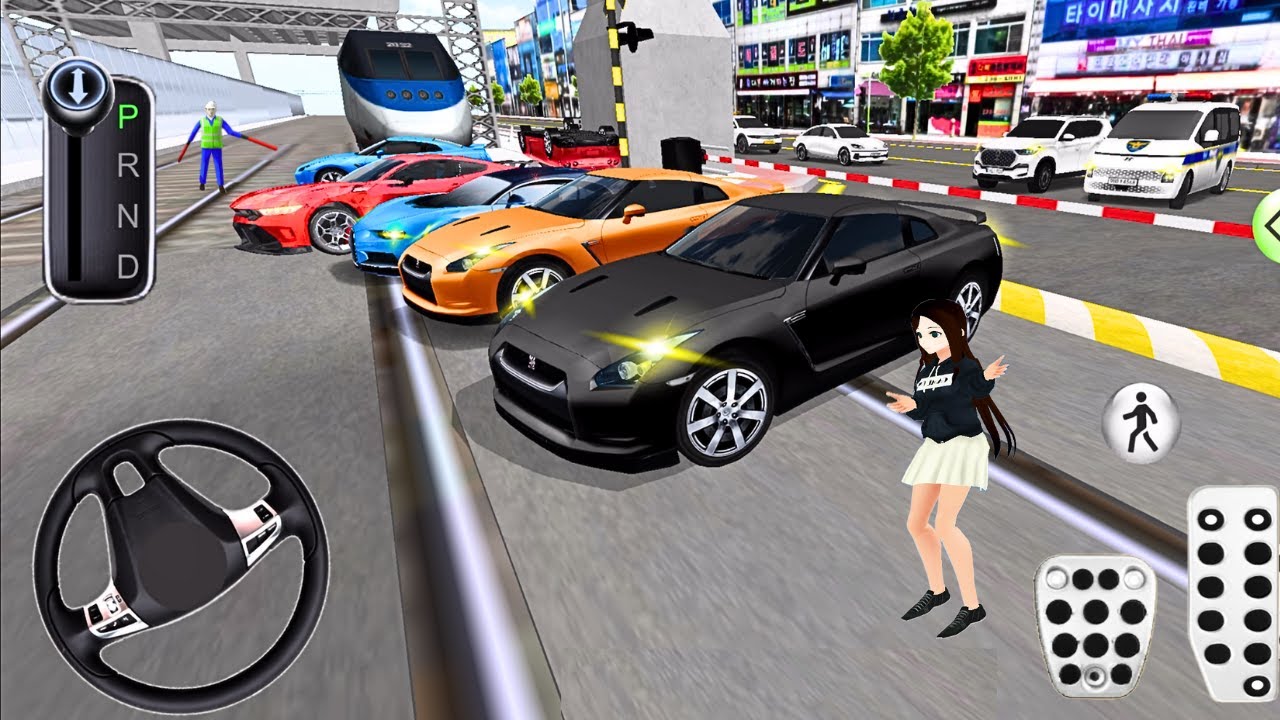 Bullet Train vs. Police Cars: The Ultimate Pursuit! - 3D Driving Class - Android Gameplay