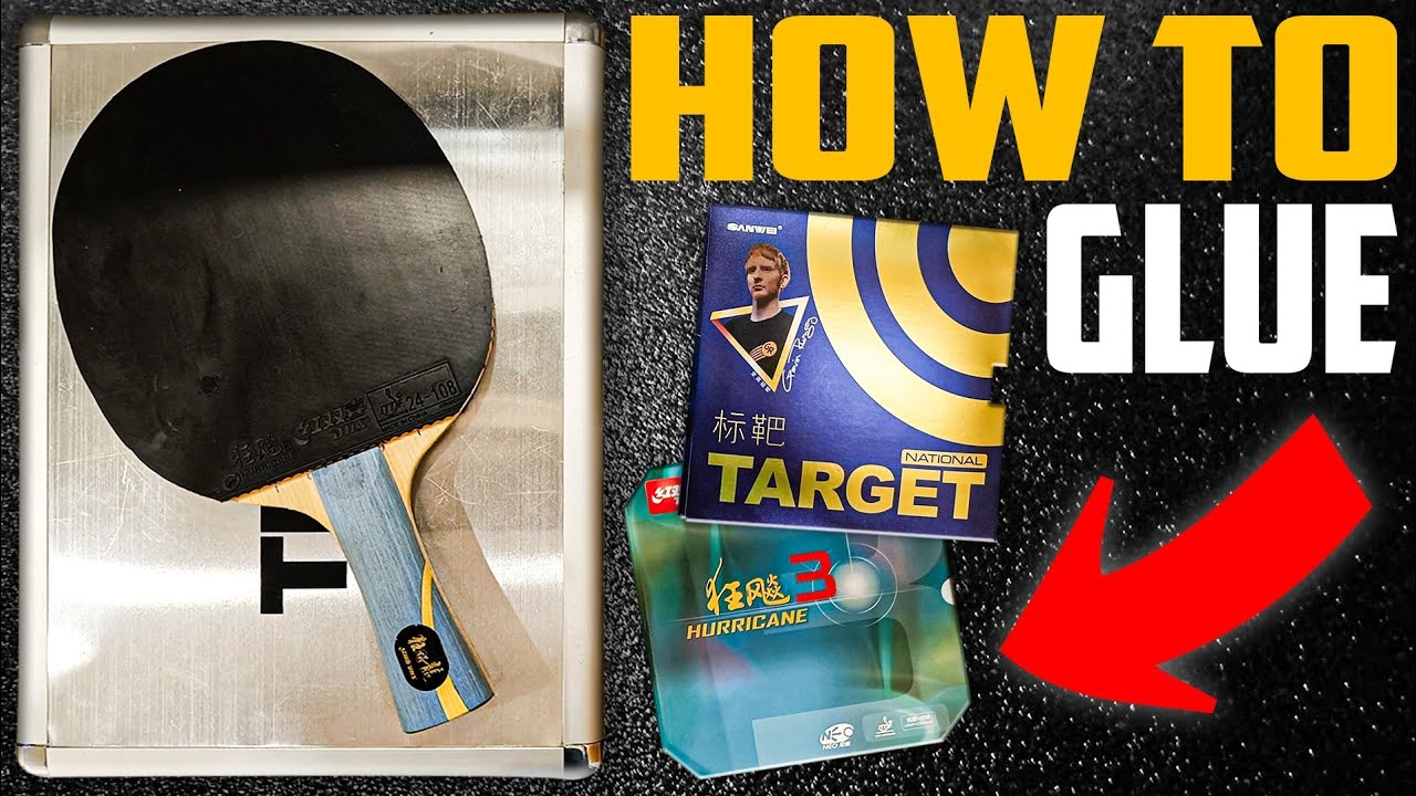 How to Glue your Table Tennis Rubbers