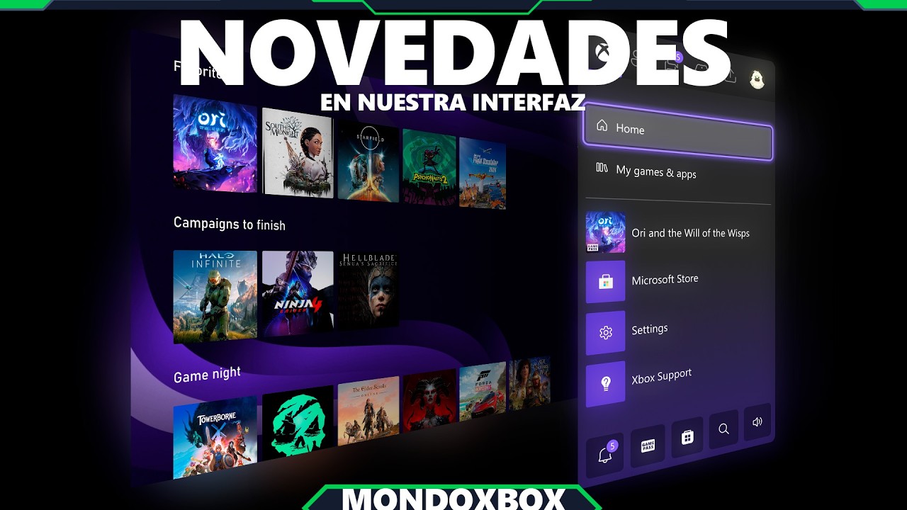 Actualización para insiders en Interfaz de Xbox, cambios en Quick Resume, Guia, grupos y mas.