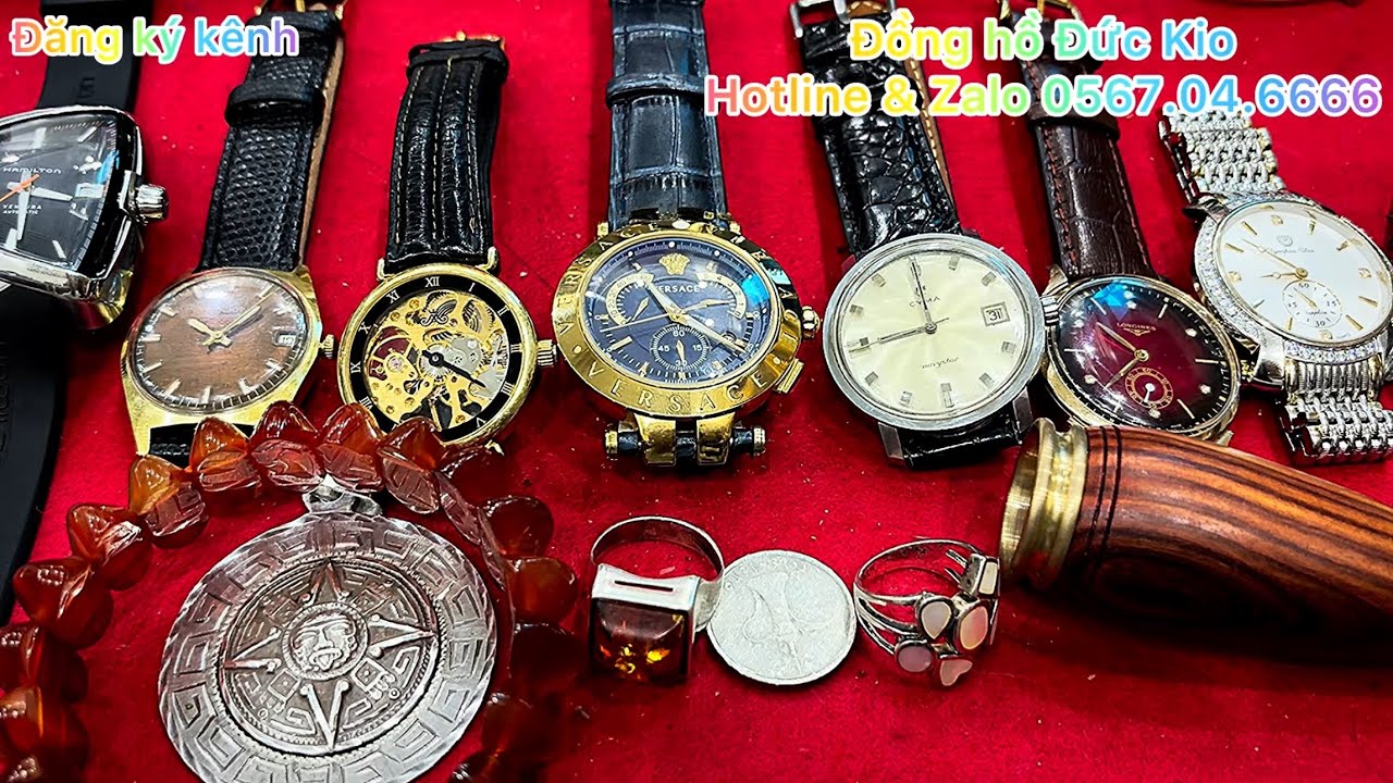 Ngày 18/3/2026 Tổng hợp 16 siêu phẩm đồng hồ cổ trang sức bạc ngoại đá quý phong thuỷ chất lượng❤️