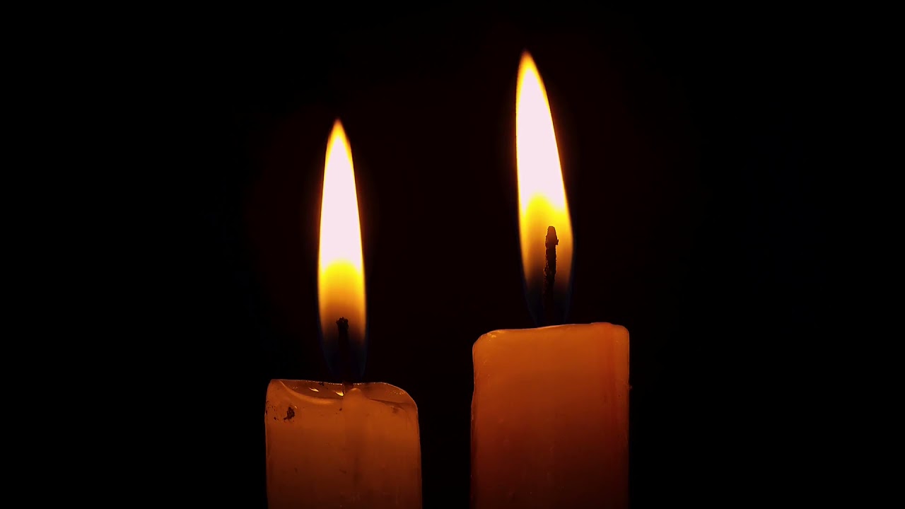 2 Burning Candles One Hour Ambient Background