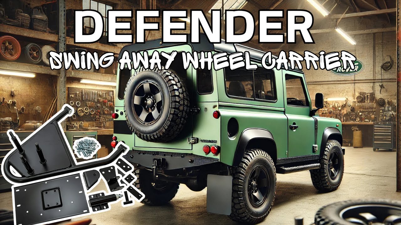 Модернизация багажника на колеса Defender Swing Away — как установить.