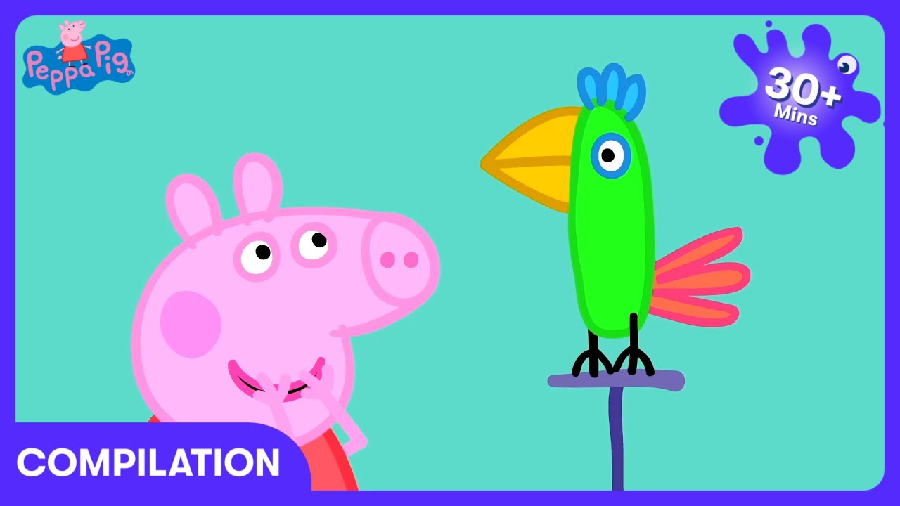 Peppa Pig - Polly the Talking Parrot! | Kids Cartoons | WildBrain Family Fun House