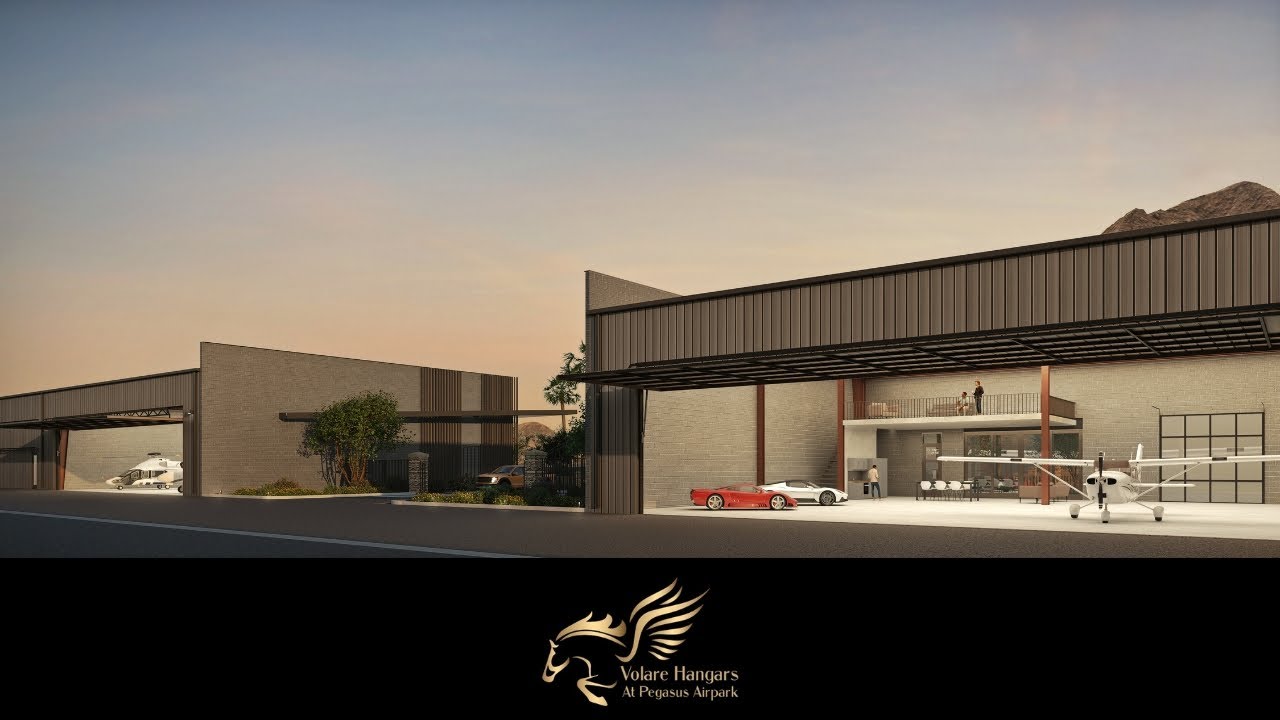 VOLARE HANGARS AT PEGASUS AIRPARK (5AZ3) - VIRTUAL TOUR