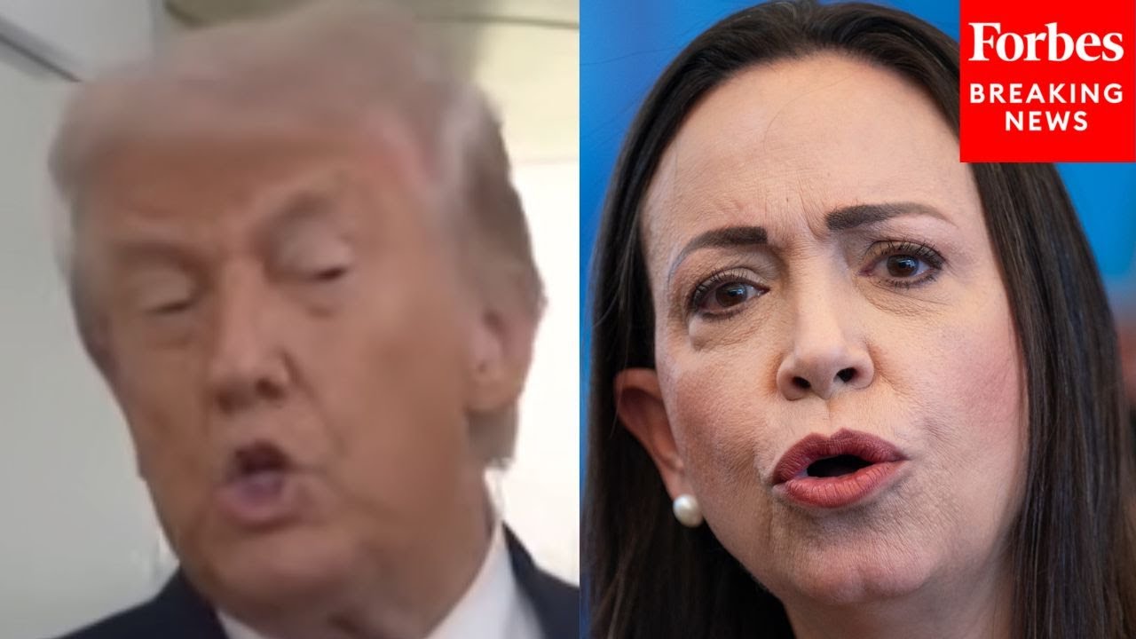Trump Asked When He Will Call For Elections In Venezuela Following Conversation With Machado