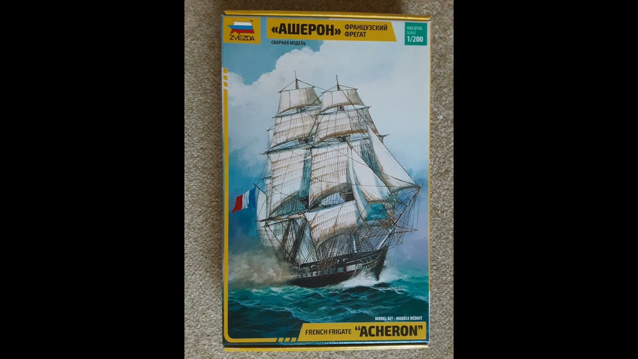 Zvezda 1/200 Frigate 'Acheron' or La fragata 'Diana'