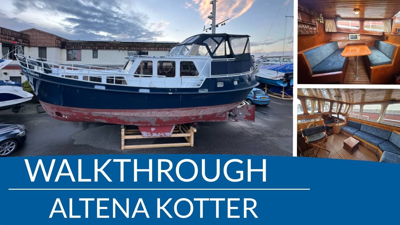 Altena kotter for sale Walktrough | Schepenkring jachtmakelaars | Krekelberg Nautic
