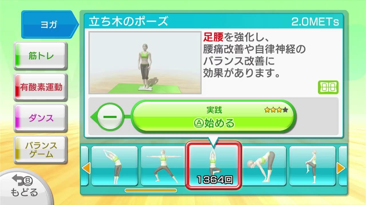 #WiiFitU やってみる。