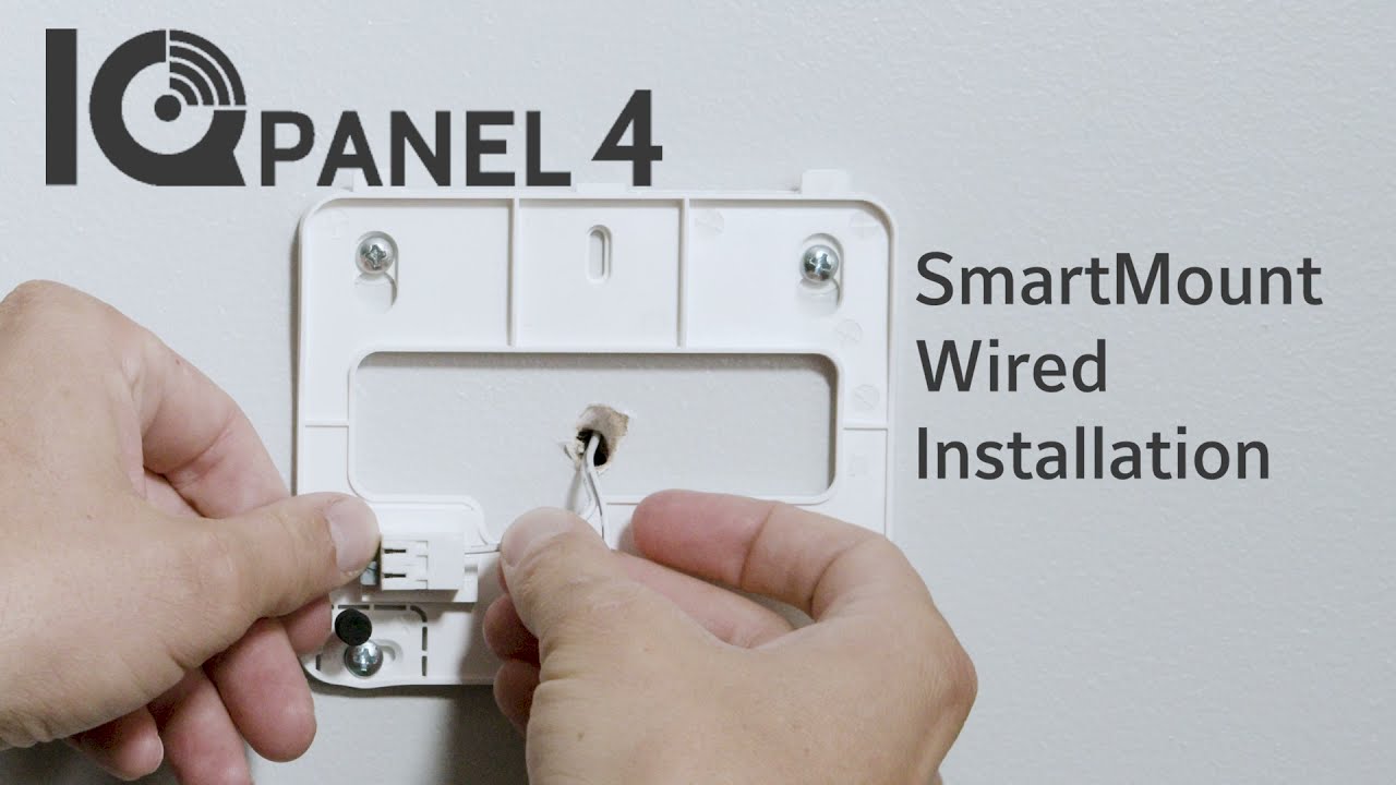 IQ Panel 4 - Smart Mount Installation (Custom Wire)