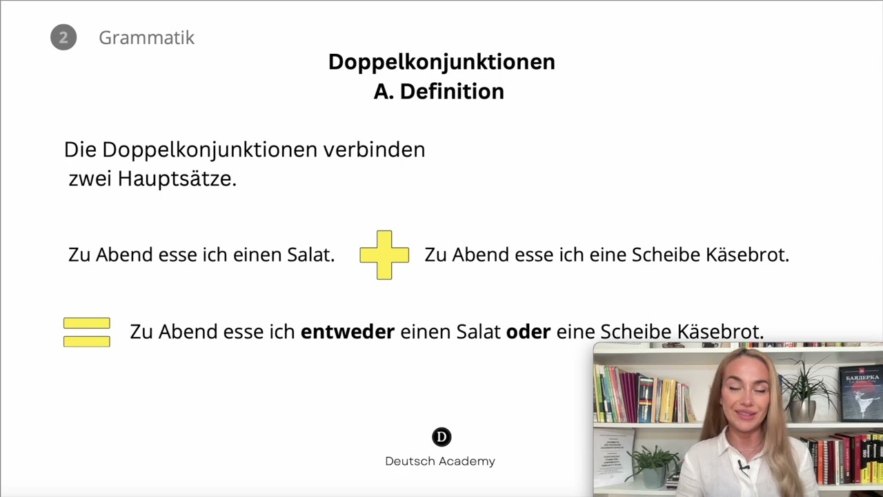 UM ZU, ENTWEDER ODER Двойни съюзи [ниво Б1] на НЕМСКИ ЕЗИК 🇩🇪 Deutsch Academy