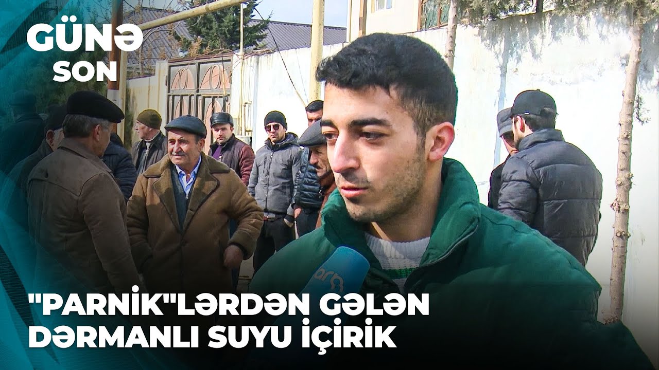 Günə son | Binə qəsəbəsində küçənin içməli su problemi var
