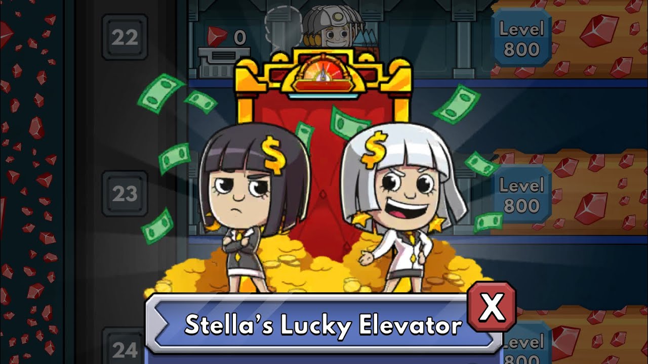 Idle Miner Tycoon - Stella&rsquo;s NOT very Lucky Elevator