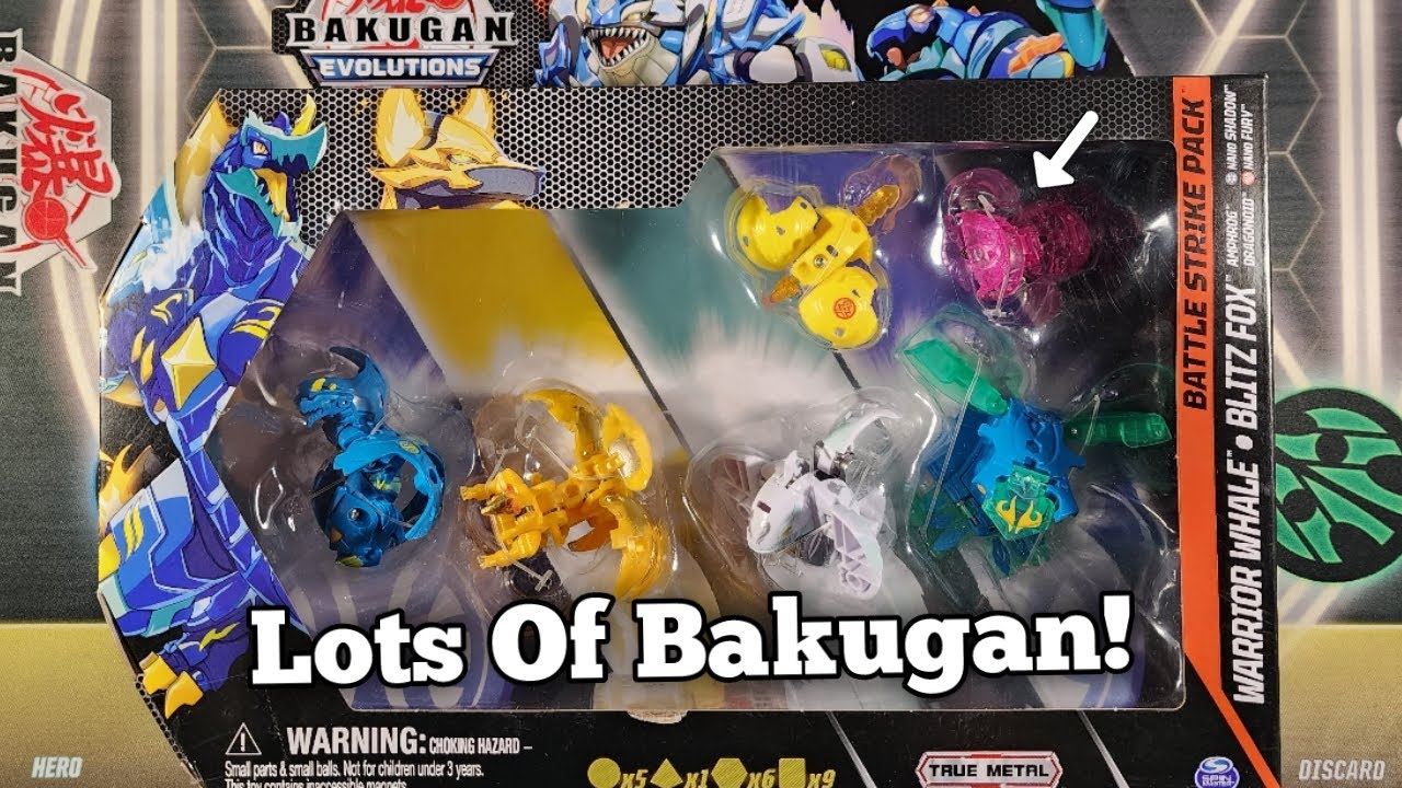Bakugan Platinum Haos Warrior Whale And Aurelus Blitz Fox Battle Strike Pack Opening!! (Evolutions)